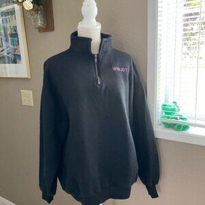 Jerzees WWJD zippered thick sweatshirt, Sz. XL